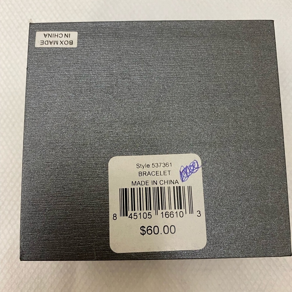 🦚2/$40 Gratitude & Grace SS Expandable Bracelet GRANDMA Genuine Stone NIB - Picture 5 of 5